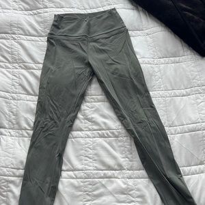 CRZ YOGA Grey Sage Leggings Size S (Gently Used)